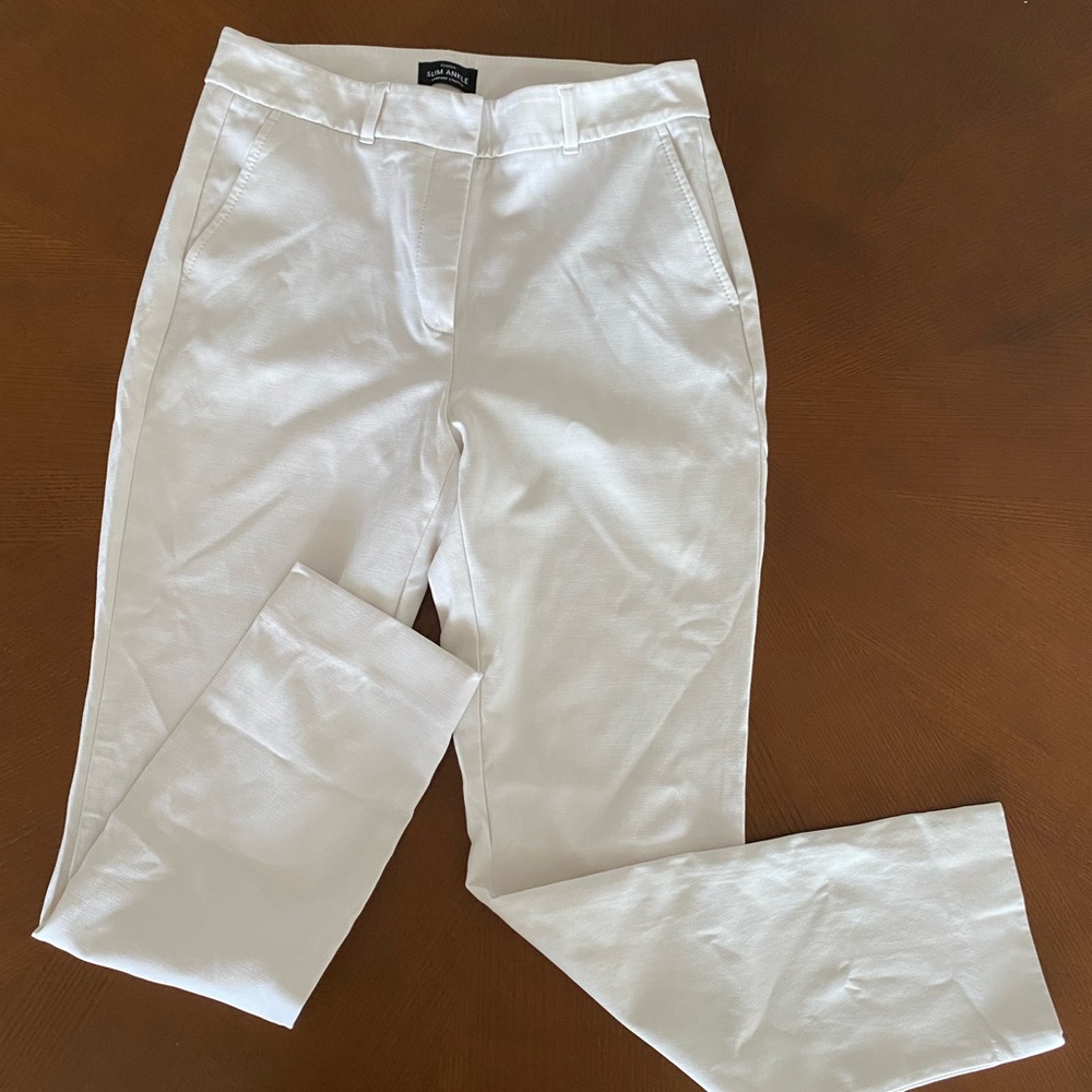 White Ankle Pants